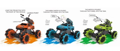 Auto R/C z 3 karoseriami 4WD z ładowarką Madej