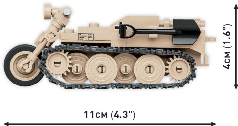 Klocki Historical Collection WWII SD.KFZ.2 Kettenkrad HK-101 Cobi Klocki