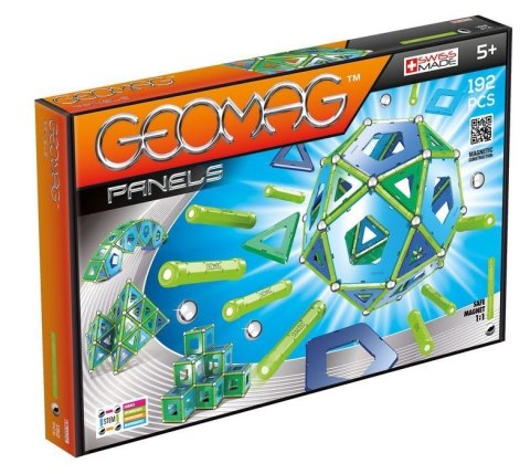 Klocki magnetyczne panele192 elementy Geomag