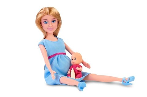 Lalka Natalia w ciąży z akcesoriami Artyk
