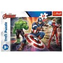 Puzzle 24 elementy MAXI W Ĺwiecie AvengersĂłw Trefl