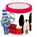 Zegarek analogowy w puszce Mickey Pulio
