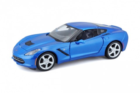 Corvette Stingray coupe 2014 1/24 Niebieska Maisto