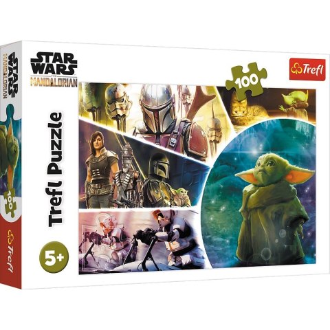 Puzzle 100 elementów Baby Yoda Star Wars Trefl