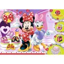 Puzzle 100 elementĂłw Glitter Minnie i bĹyskotki Trefl