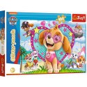 Puzzle 100 elementĂłw Glitter W blasku Skye Psi Patrol Trefl