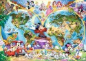 Puzzle 1000 elementów Mapa z postaciaciami Disneya Ravensburger Polska