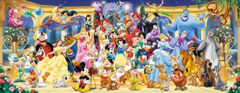 Puzzle 1000 elementów Panorama Postacie Disneya Ravensburger Polska