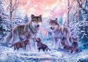 Puzzle 1000 elementów Śnieżne wilki Ravensburger Polska