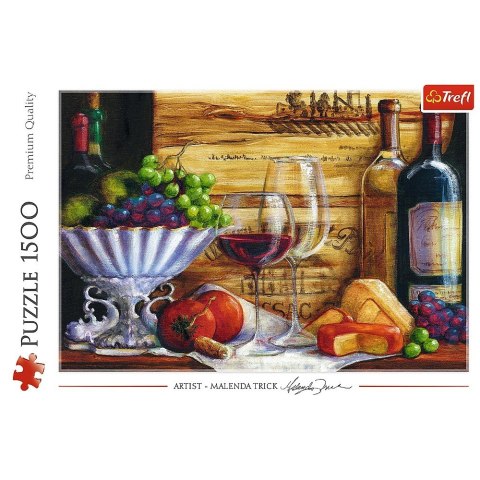 Puzzle 1500 elementów W winnicy Trefl
