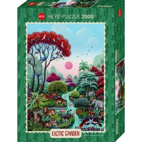 Puzzle 2000 elementów Raj dla dzikich zwierząt Heye