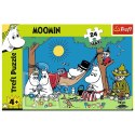 Puzzle 24 elementy Radosny dzień Muminków puzzle Trefl