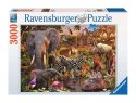 Puzzle 3000 elementów Zwierzęta Afryki Ravensburger Polska