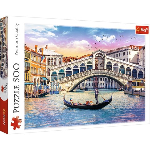 Puzzle 500 elementów Most Rialto Wenecja Trefl