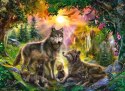 Puzzle 500 elementów Rodzina wilków Ravensburger Polska