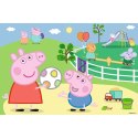 Puzzle 60 elementĂłw Zabawy w gronie przyjaciĂłĹ Peppa Pig Trefl