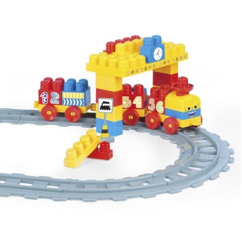 Baby Blocks Kolejka 2,24 m 58 elementów Wader