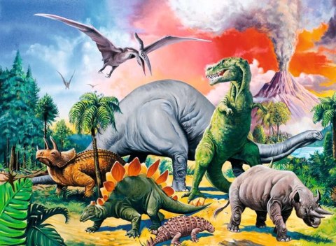 Puzzle 100 elementów Dinozaury Ravensburger Polska
