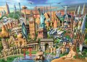 Puzzle 1000 elementów Słynne budowle Ravensburger Polska