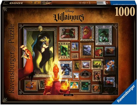 Puzzle 1000 elementów Villainous, Skaza Ravensburger Polska