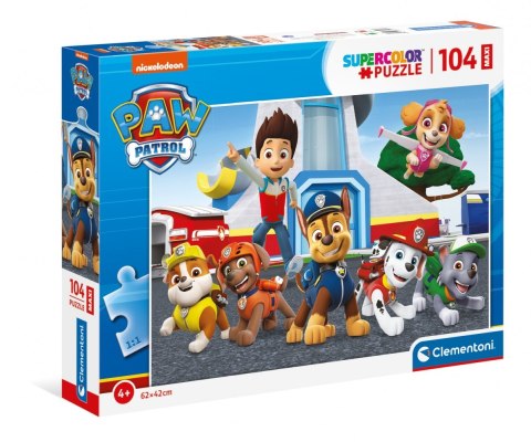 Puzzle 104 elementy Maxi Psi Patrol Clementoni