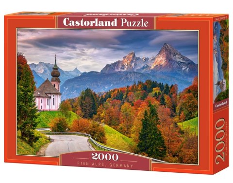 Puzzle 2000 elementów Jesień w Alpach Bawarskich, Niemcy Castor