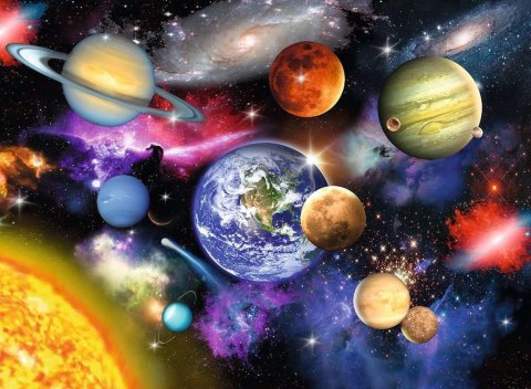 Puzzle 300 elementów Układ słoneczny Ravensburger Polska