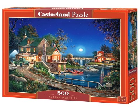 Puzzle 500 elementów Jesienne wspomnienia Castor
