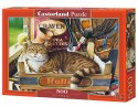 Puzzle 500 elementów Kot w pudełku Fothergill Castor
