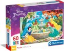 Puzzle 60 elementów Księżniczki Disneya Clementoni