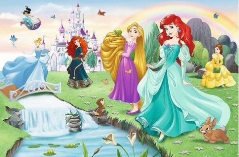 Puzzle 60 elementów Poznaj Księżniczki Trefl