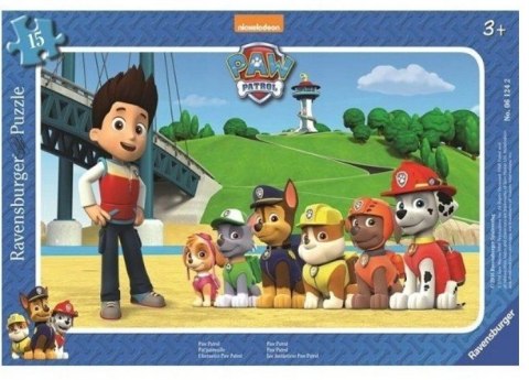Puzzle ramkowe 15 elementów Psi Patrol Przyjaciele Ravensburger Polska