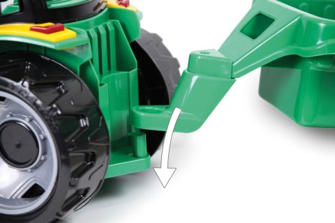 Traktor z przyczepą i łyżką 108 cm Luzem w kartonie Lena