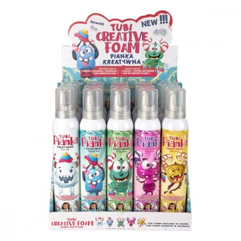Pianki Tubi mix 200 ml Display 15 sztuk TUBAN