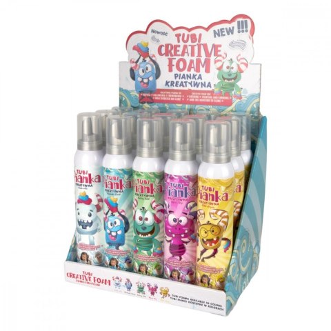 Pianki Tubi mix 200 ml Display 15 sztuk TUBAN