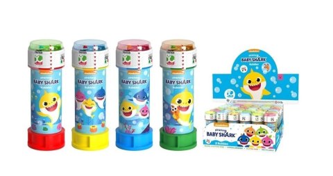 Bańki 60 ml Baby Shark display 36 sztuk Brimarex