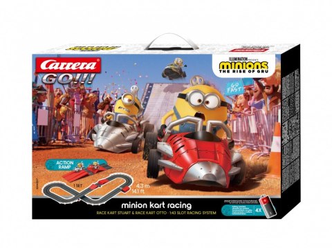 GO!!! Tor wyścigowy Minionki Minions Kart Racing 4,3m Carrera