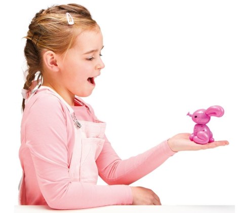 Interaktywny balonikowy Króliczek Squeakee Minis Cobi