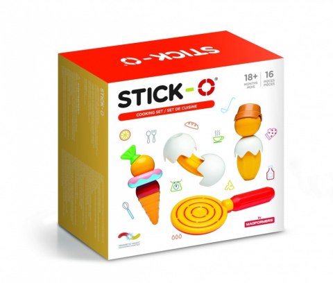 Klocki Stick-O Zestaw do gotowania 16 elementów Magformers