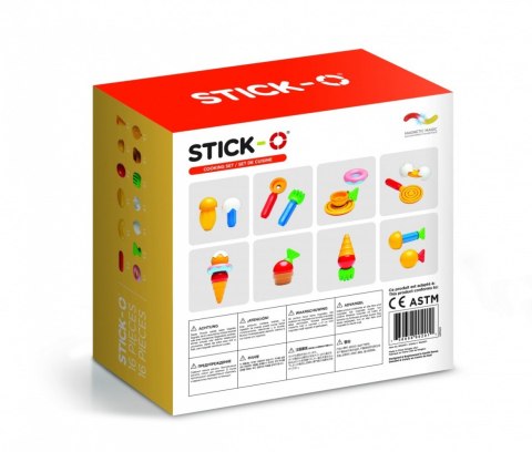 Klocki Stick-O Zestaw do gotowania 16 elementów Magformers