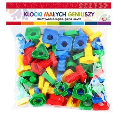 Klocki małych geniuszy - Figury geometryczne ASKATO