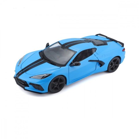 Model metalowy Chevrolet Corvette coupe 2020 niebieski Maisto