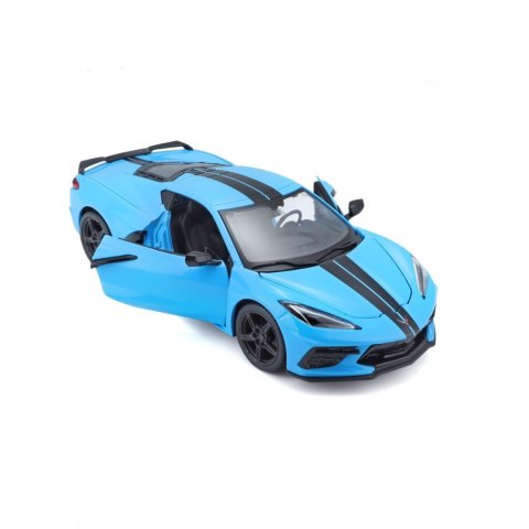 Model metalowy Chevrolet Corvette coupe 2020 niebieski Maisto