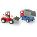 Tech Truck Auta budowlane wywrotka i ładowarka Wader