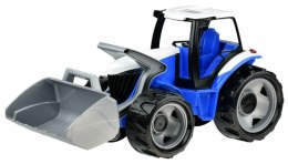 Traktor z łyżką luzem w szarym kartonie Niebieski Lena