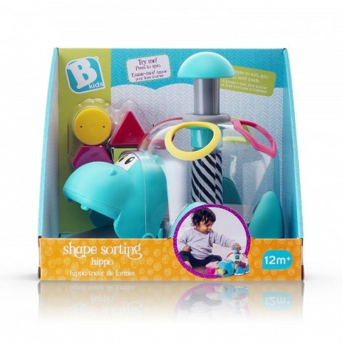 Bączek z sorterem - Hipopotam B-kids