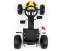 Gokart na pedały Viper biało-czarny Milly Mally