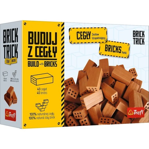 Klocki Brick Trick Cegły pełne 40 sztuk Trefl