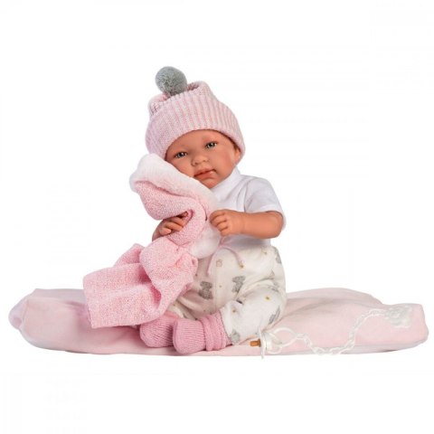 Lalka Bobas płaczący Tina 44 cm Llorens