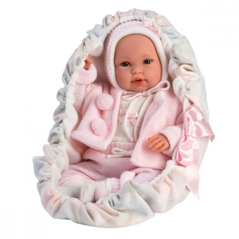 Lalka Bobas z nosidełkiem 36 cm Llorens